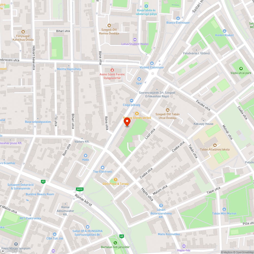 Villanyoszlop fedele hiányzik - Szilléri sgt. 19. bejelentés helye