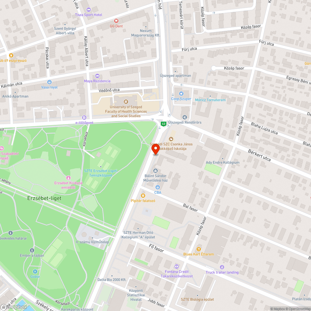 Táblacsonk éles kiálló vassal - Temesvári krt. 40. bejelentés helye