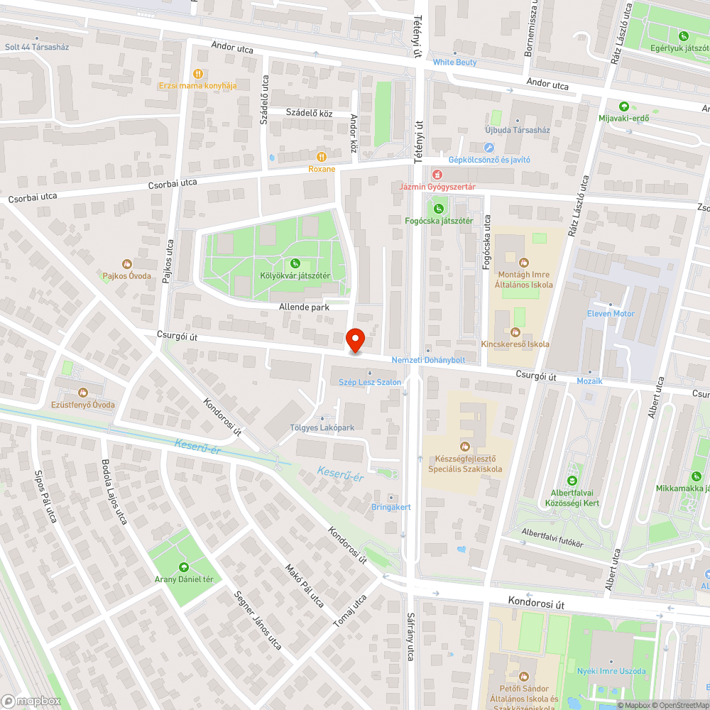 Oszlopmaradvány bejelentés helye