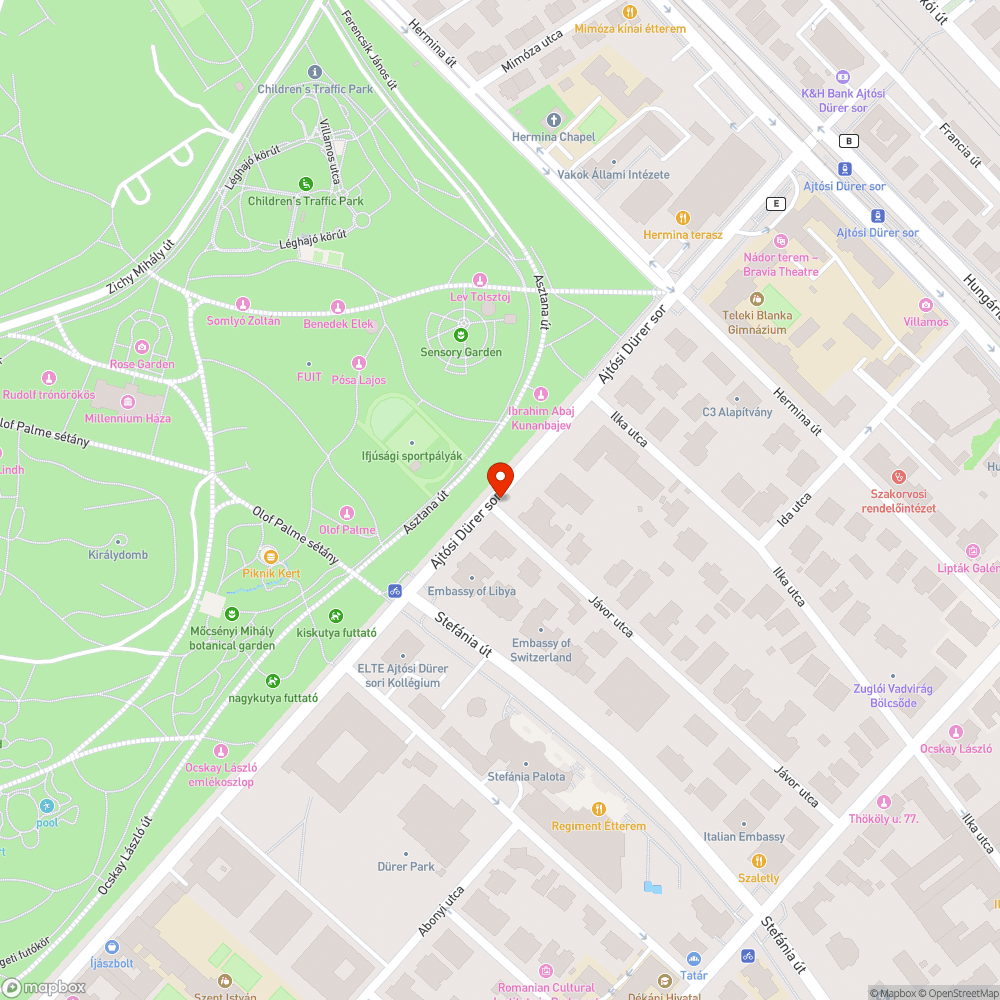 Törött aknafedél bejelentés helye