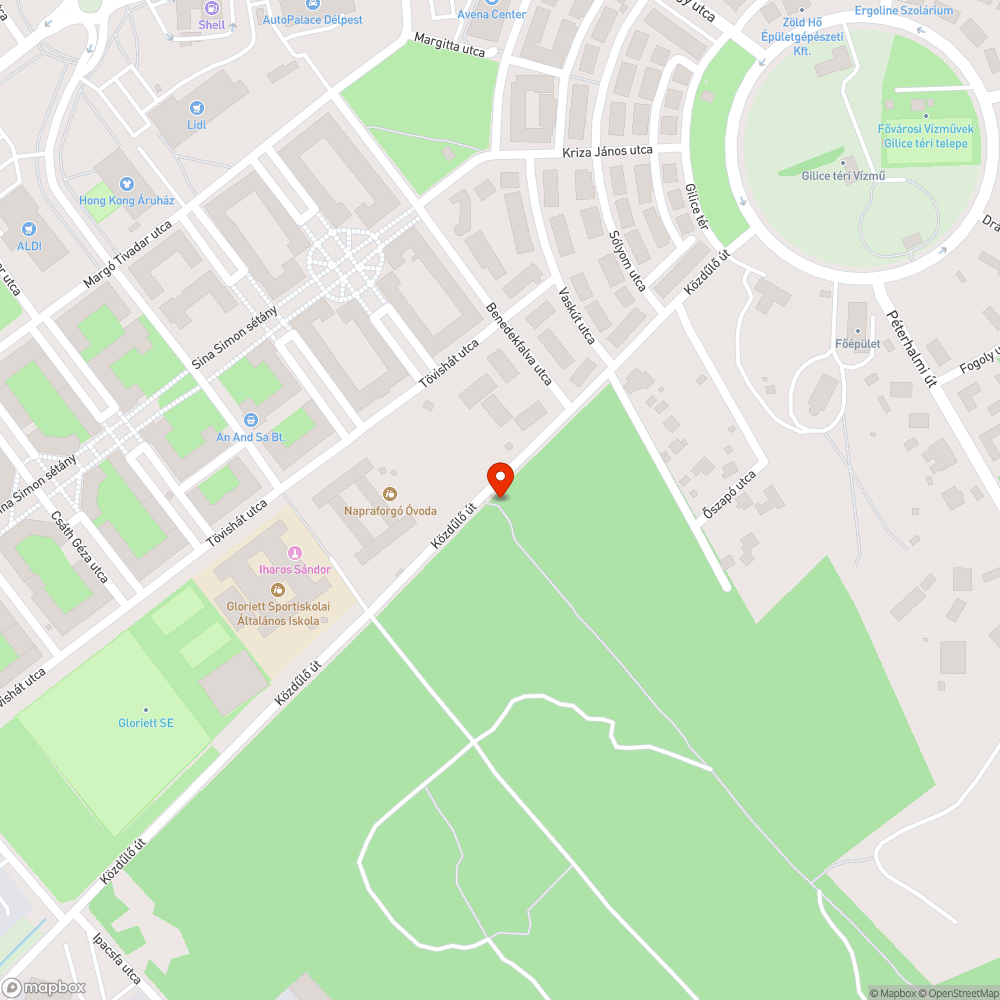 Kidobott poroltók az erdőben bejelentés helye