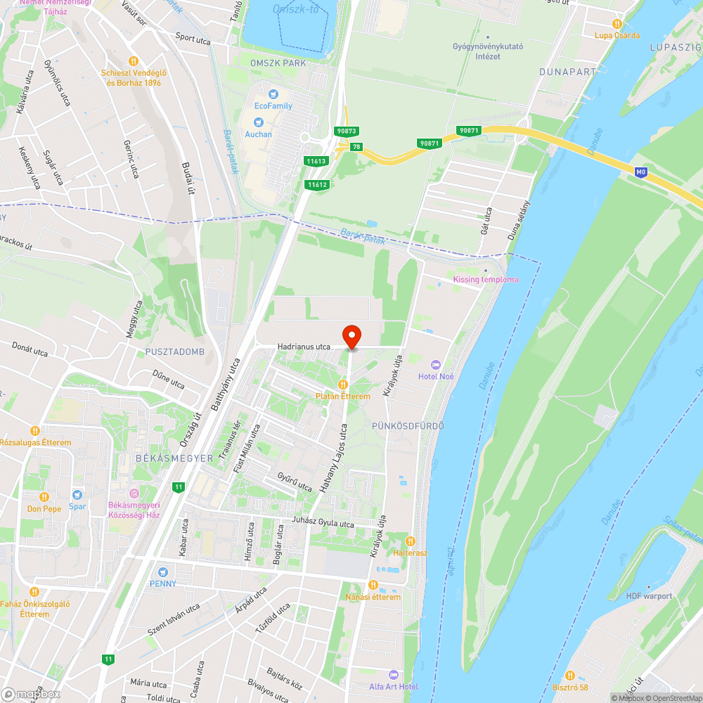 Gaz bejelentés helye