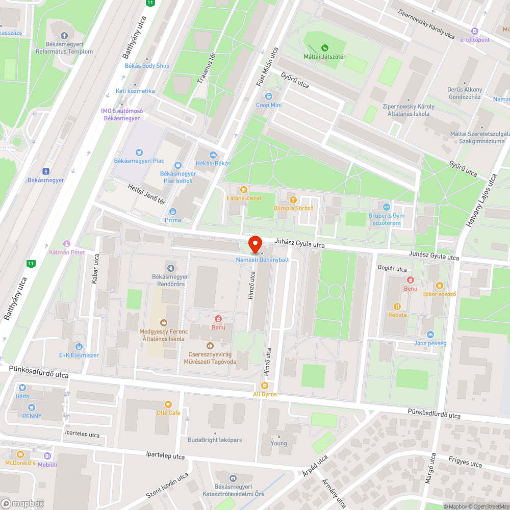 Eldugult a szélén bejelentés helye