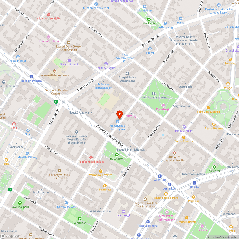 Kivágott fa - Vadász utca 7. bejelentés helye