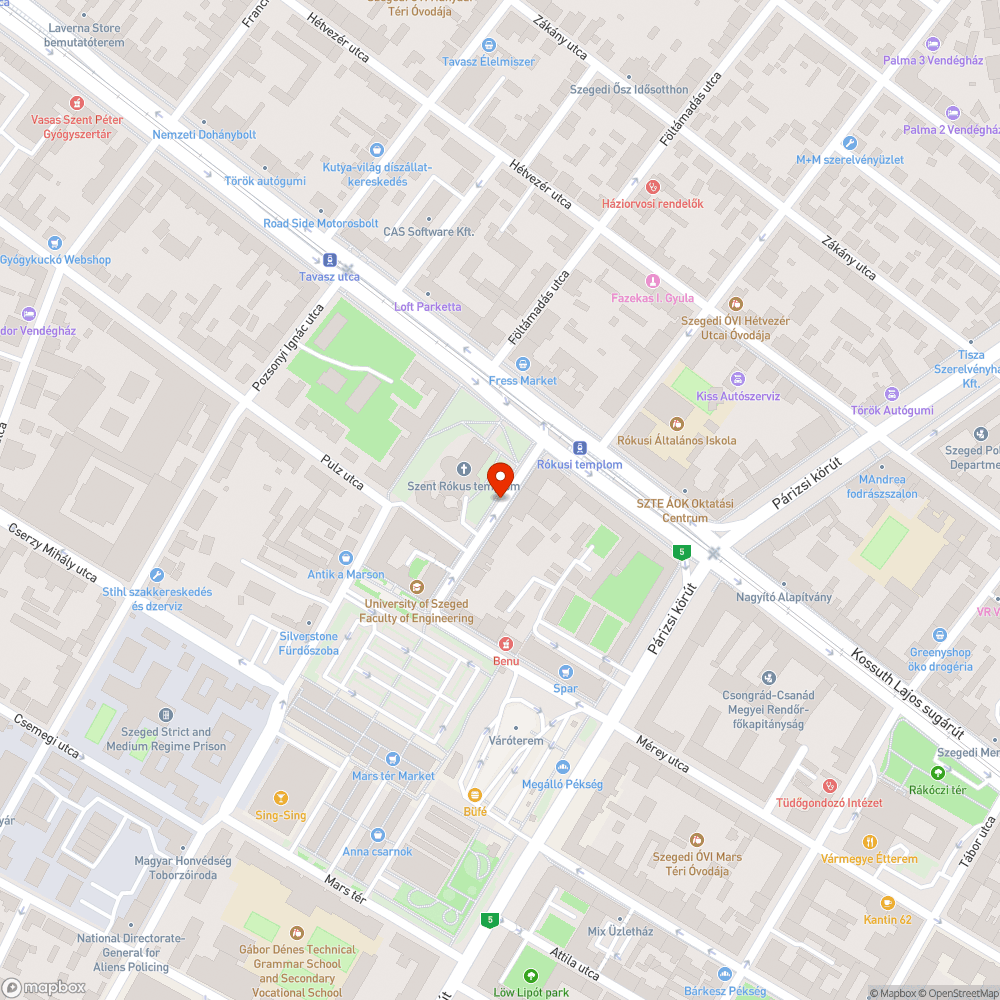 Beszakadt csatornarács - Szent Gellért utca bejelentés helye