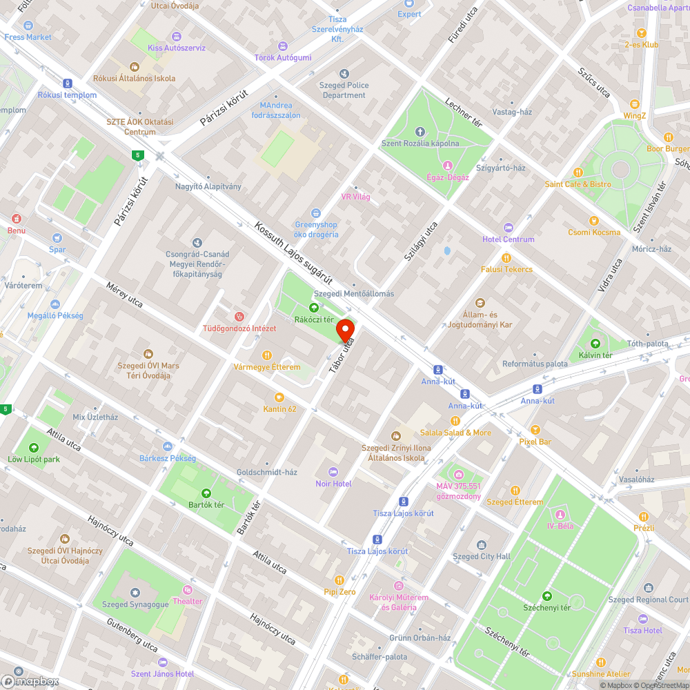 Beszakadt csatornarács - Tábor utca 4. bejelentés helye