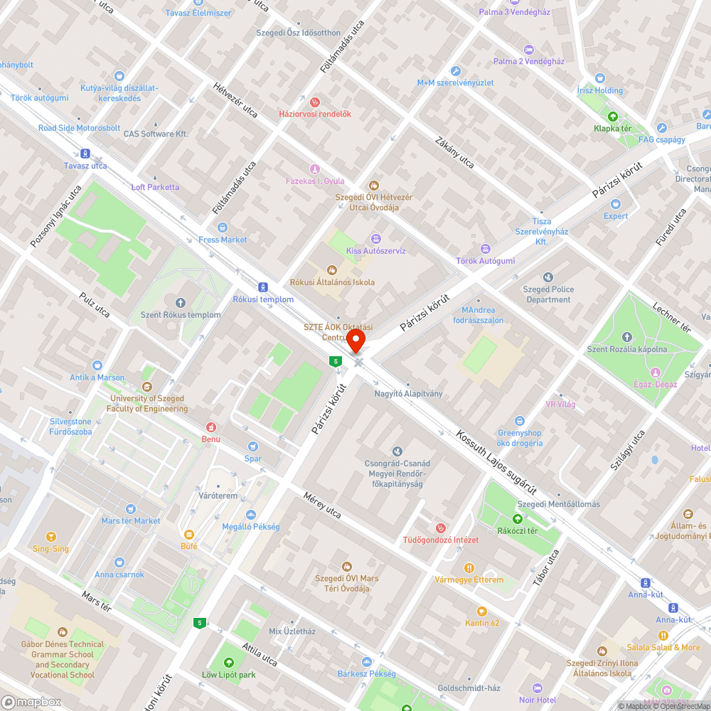 Megsüllyedt és elkopott tetejű csatornafedlap - Kossuth Lajos sugárút/Párizsi körút bejelentés helye