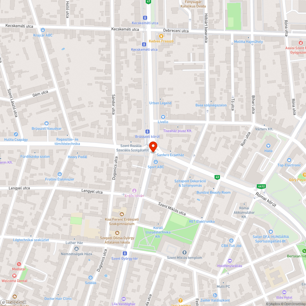 Széttört aknafedlap #1. - József Attila sgt. és Római krt. sarka, Sport abc előtt bejelentés helye