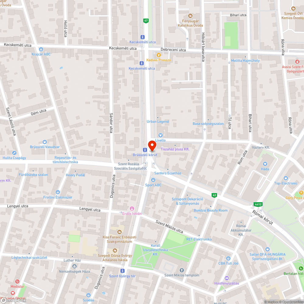 Széttört, megsüllyedt aknafedlap #2. - József Attila sgt./Római krt., buszmegálló előtt bejelentés helye