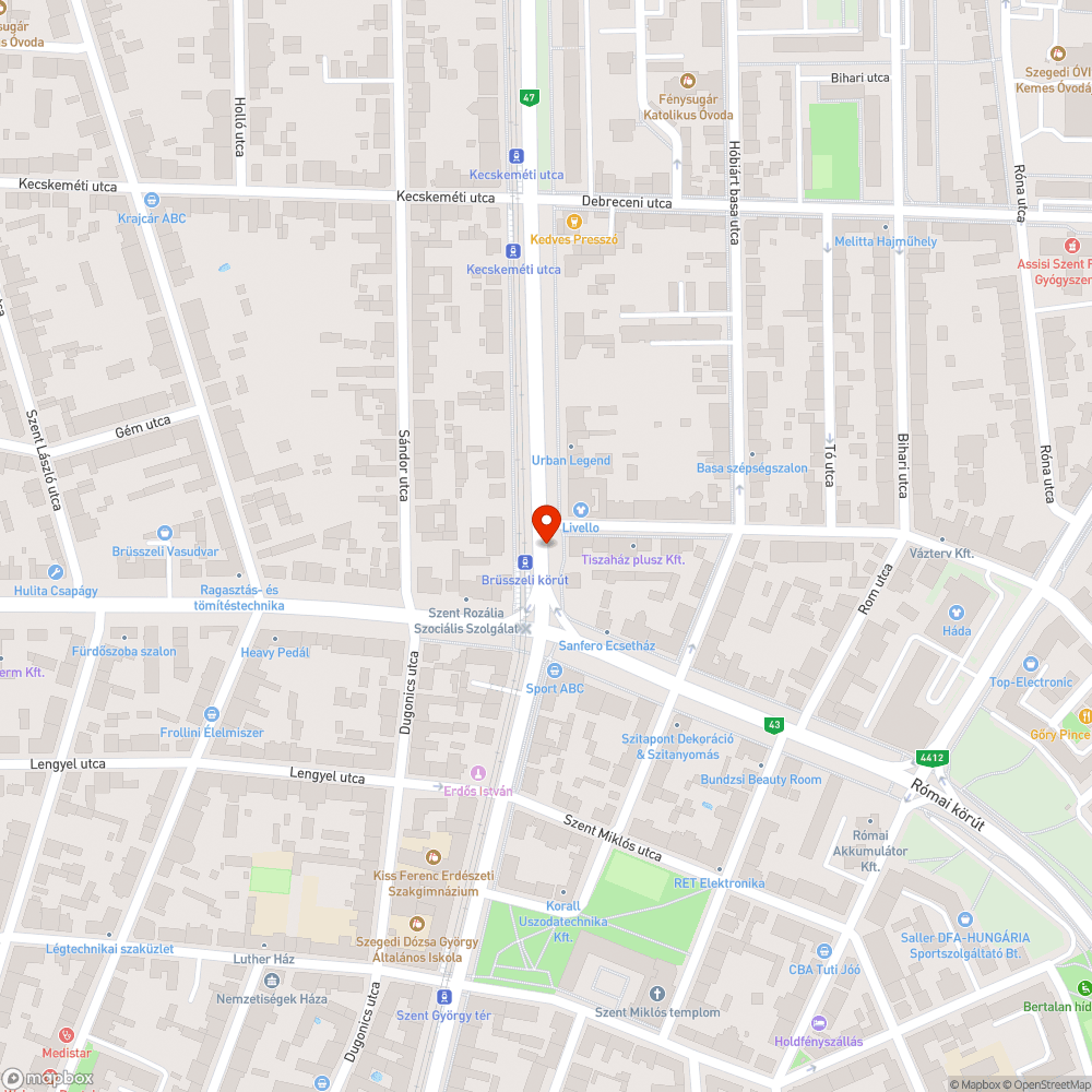 Széttört aknafedlap #3. - József Attila sgt., buszmegálló bejelentés helye