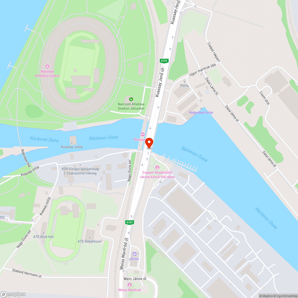 Építkezés a bringaúton bejelentés helye