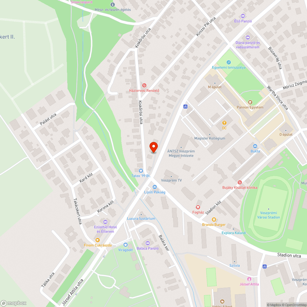 Balesetveszélyes fűzfa bejelentés helye