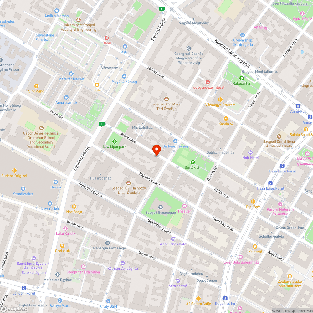 Repedezett járda bejelentés helye