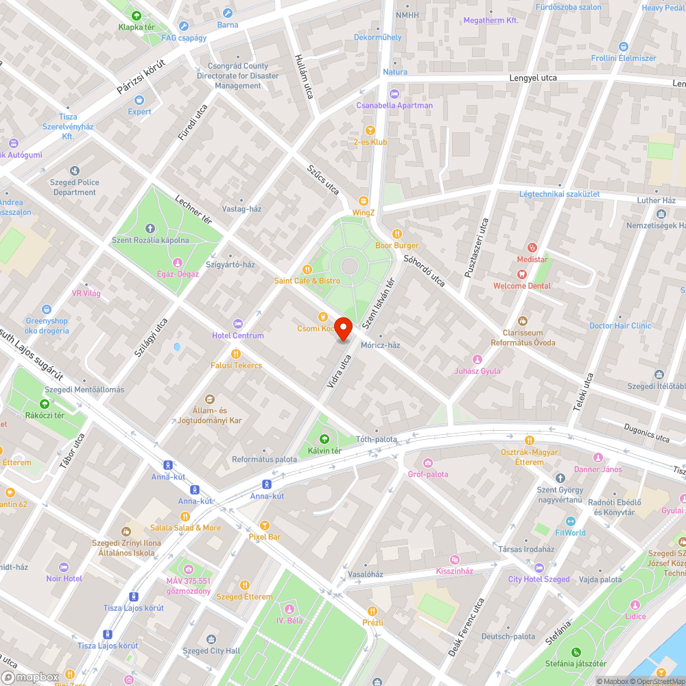 Eltűnő dísztéglák a Vidra utcában bejelentés helye