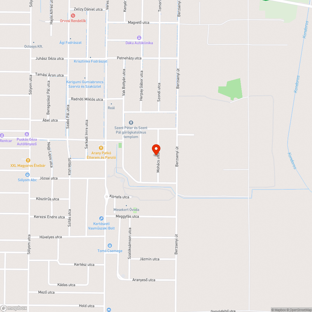 Aszfalt süllyedés és kátyú bejelentés helye