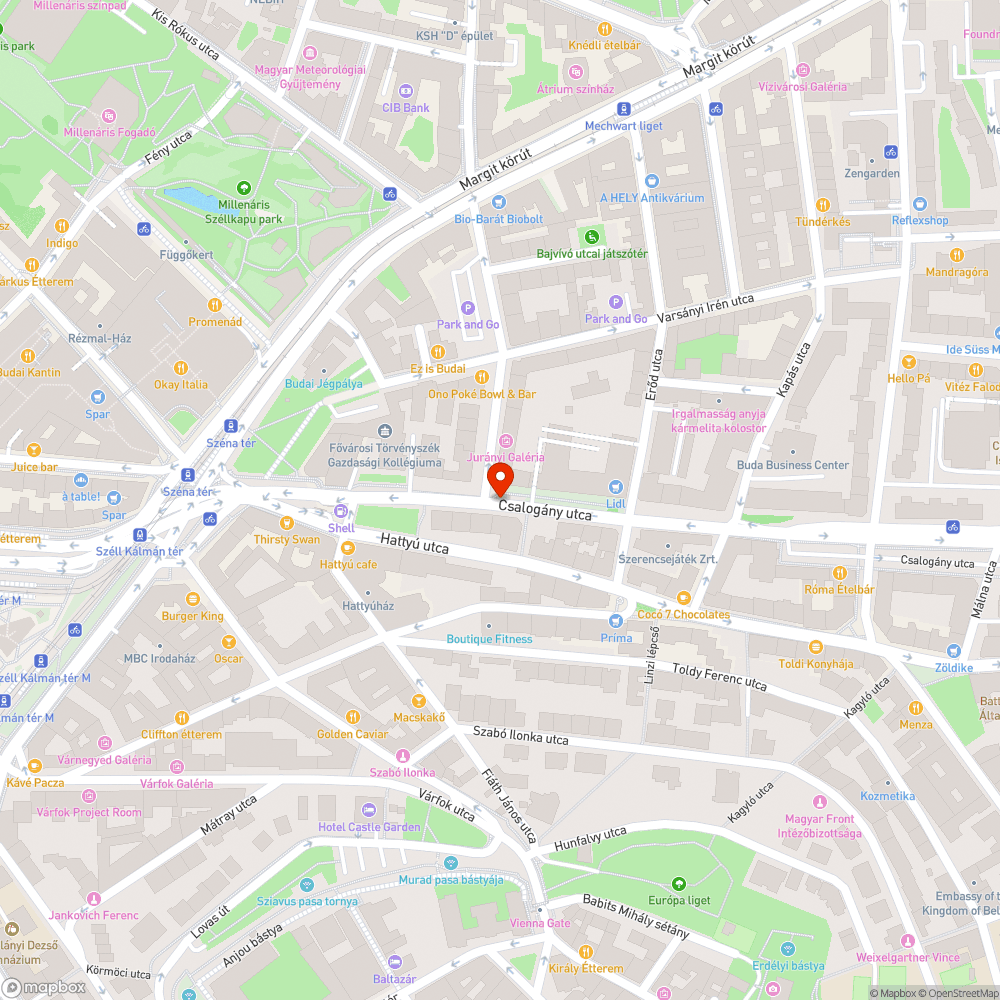 Kerékpárúton rendszeresen parkoló autók bejelentés helye