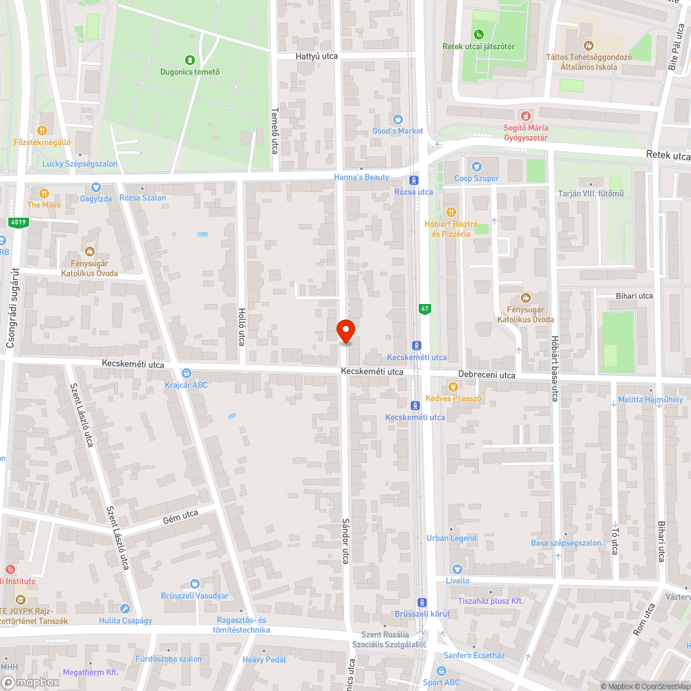 Elhagyott gépjármű bejelentés helye