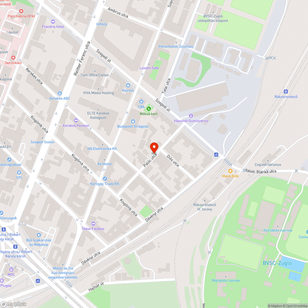 Törött faág bejelentés helye