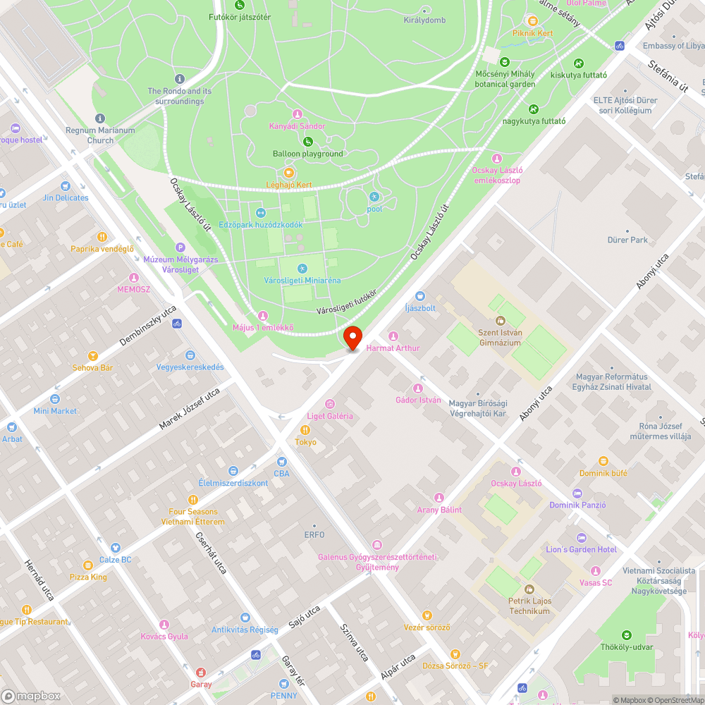 Zebra padka bejelentés helye