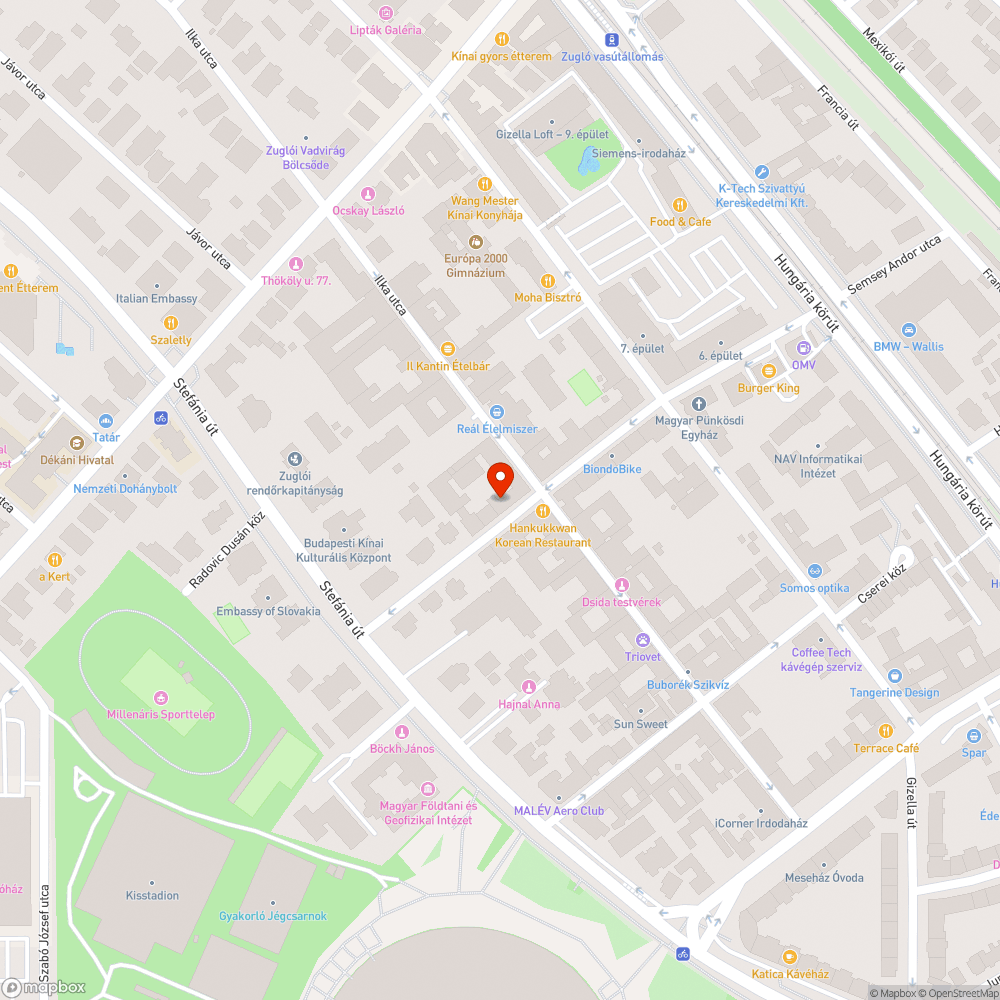 Billegő csatornafedlap bejelentés helye