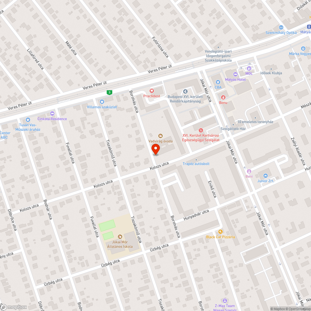 Kopott tábla bejelentés helye