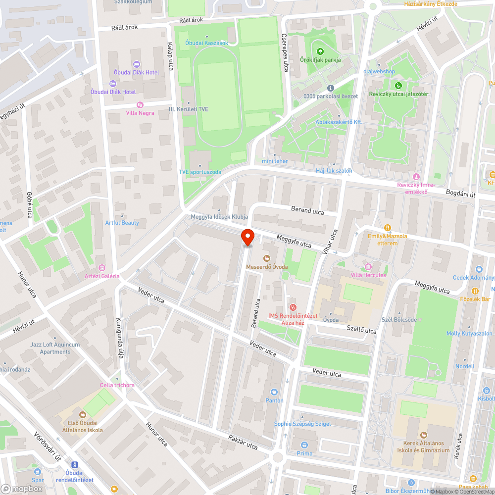 Hiányzó járda bejelentés helye