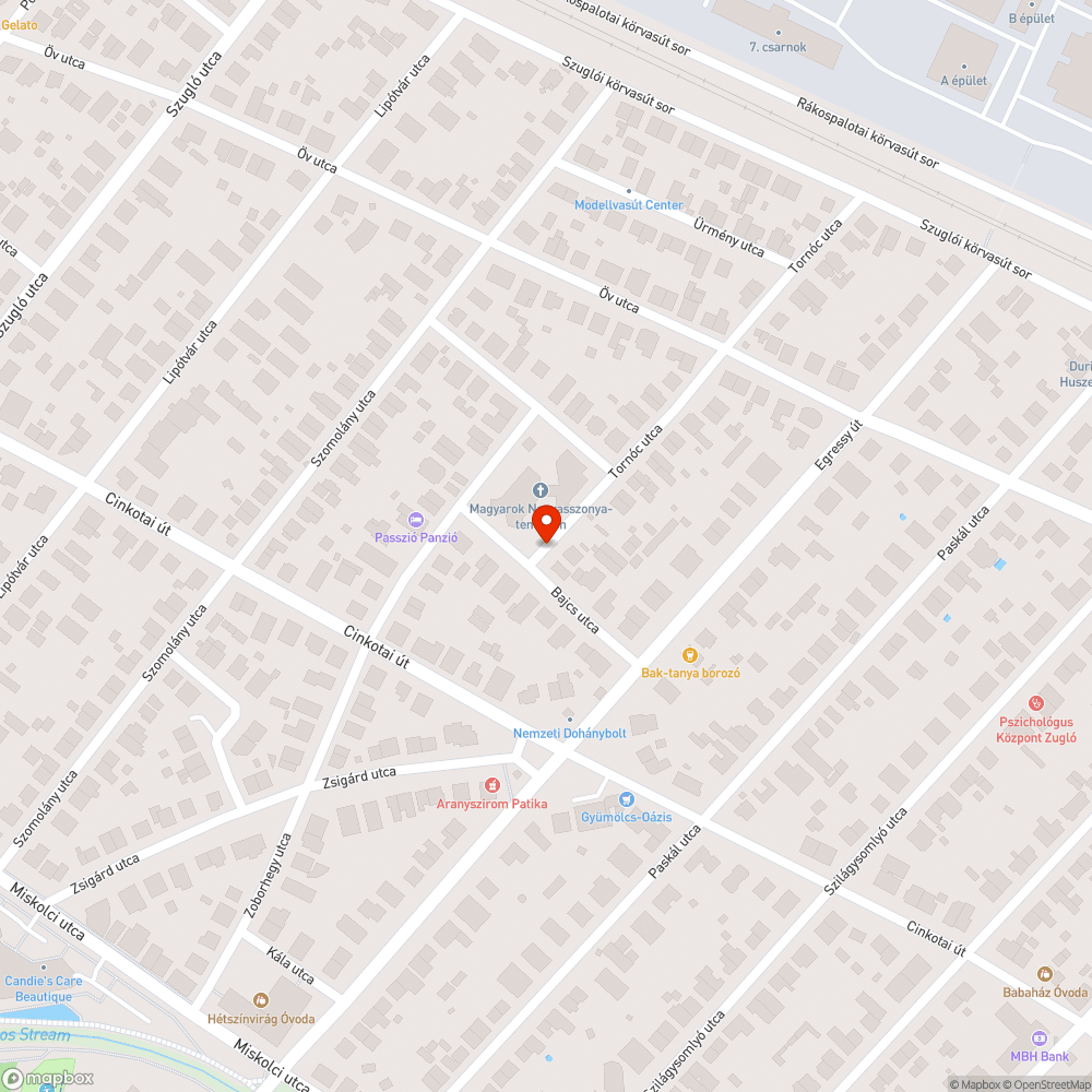 Kátyú a templom mellett bejelentés helye