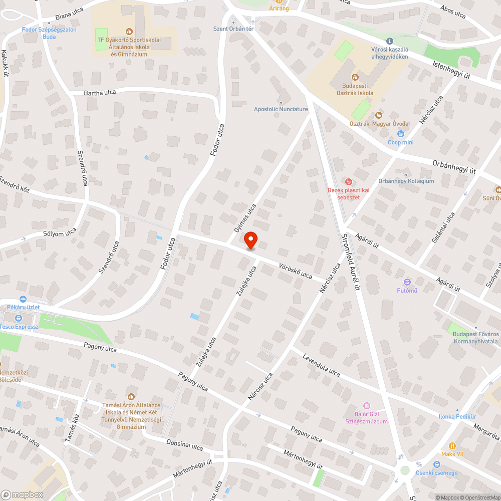 Beszakadt aknafedő bejelentés helye