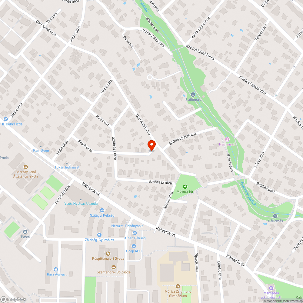 Festő utca 11. előtt eredeti állapot helyreállitása bejelentés helye