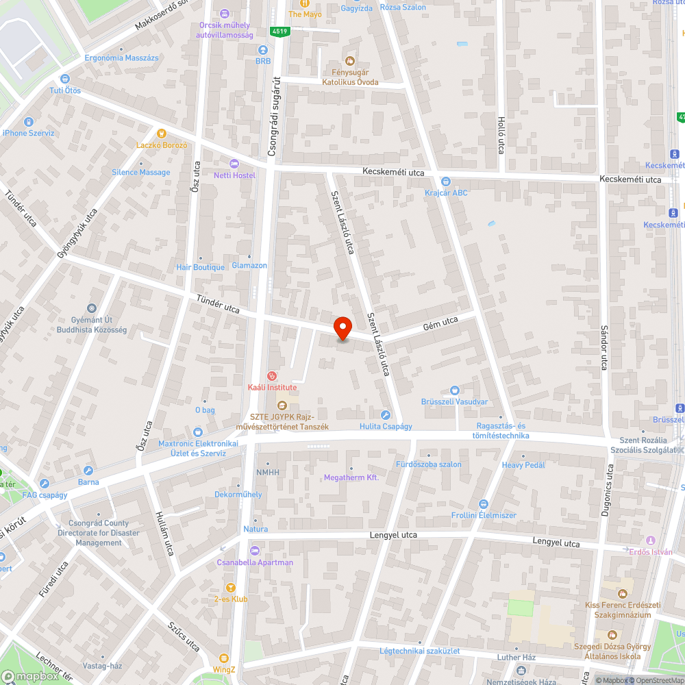 Leesett kapcsolószekrény-ajtó - Gém utca 14. bejelentés helye