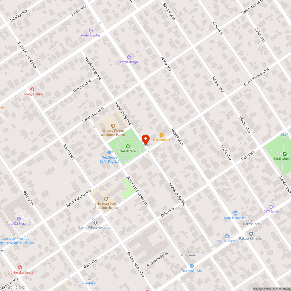 Otthagyott szemét bejelentés helye