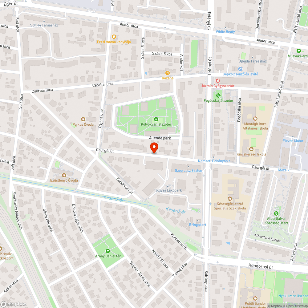 Régi forgalomtechnika bejelentés helye