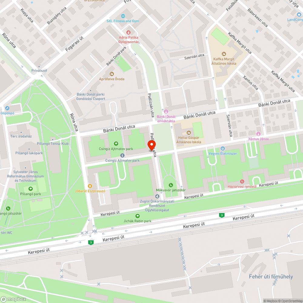 Letört faág bejelentés helye