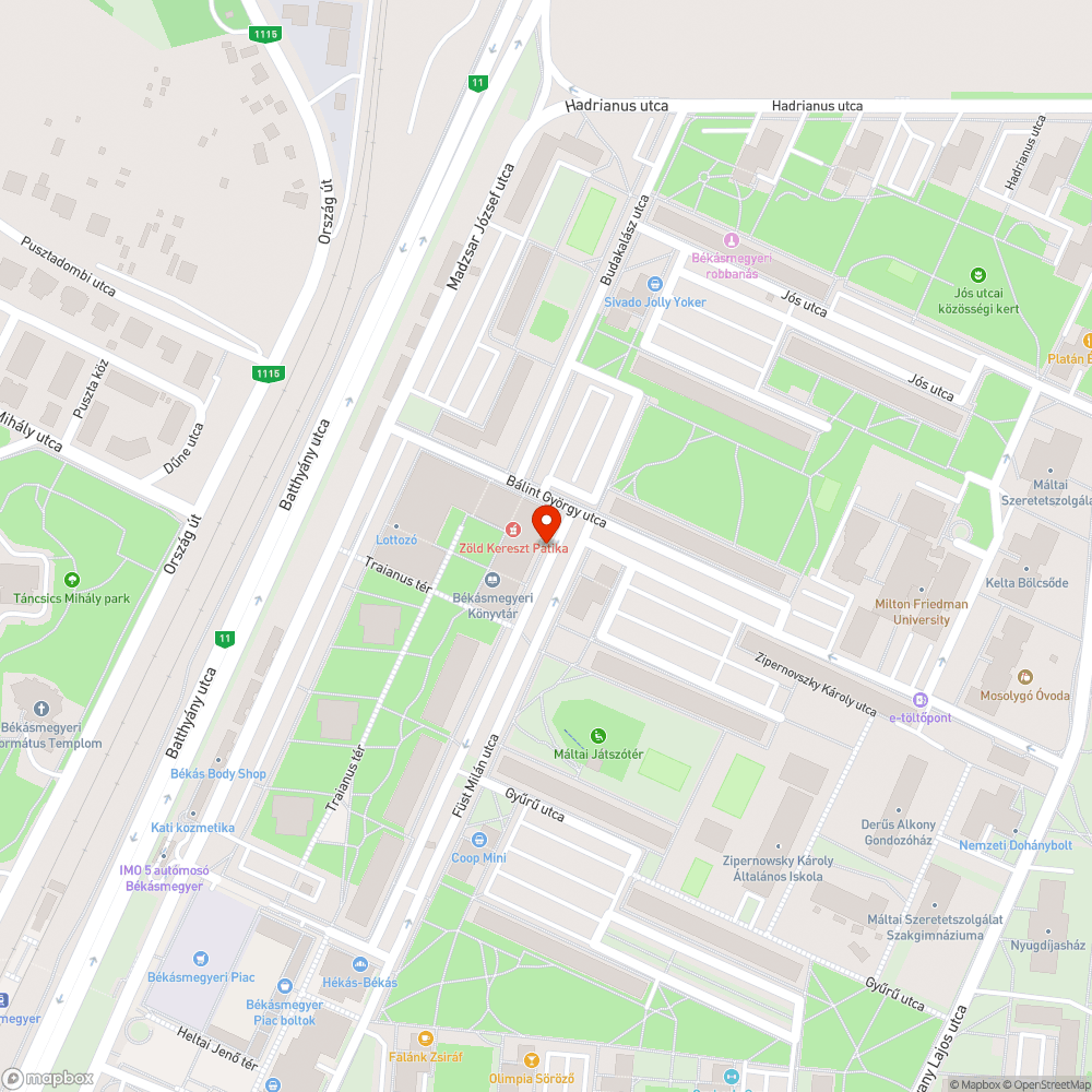 Mozgásképtelen jármű bejelentés helye