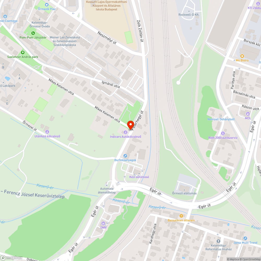 Szőnyegbombázott aszfalt bejelentés helye