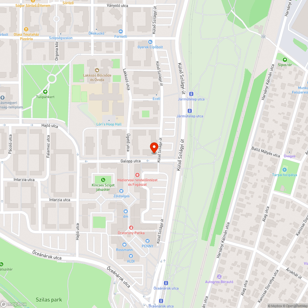 Üres fahely bejelentés helye