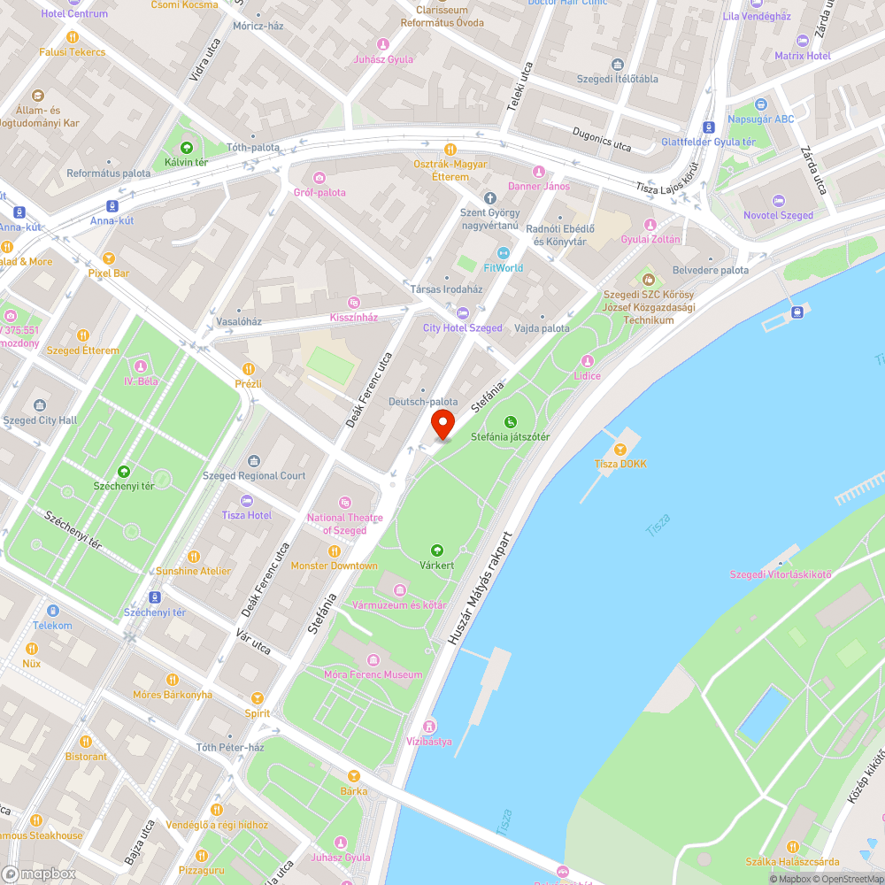 Kerékpárverseny a Stefánián bejelentés helye