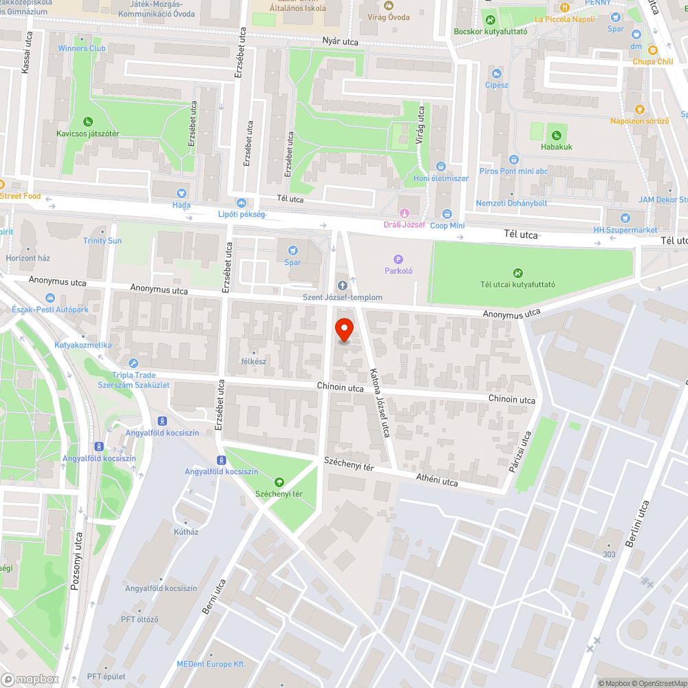 Zöldterületen való parkolás bejelentés helye