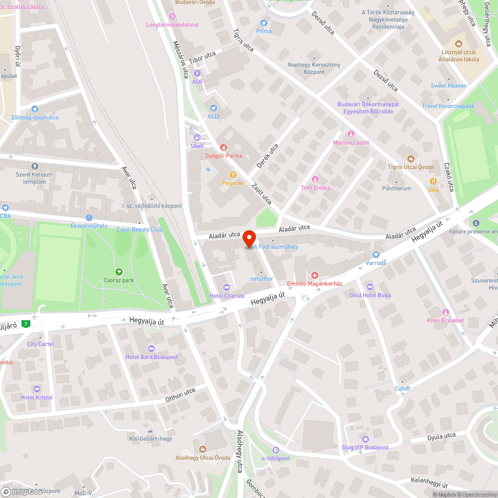 Közúti jelzőtábla megdőlt bejelentés helye