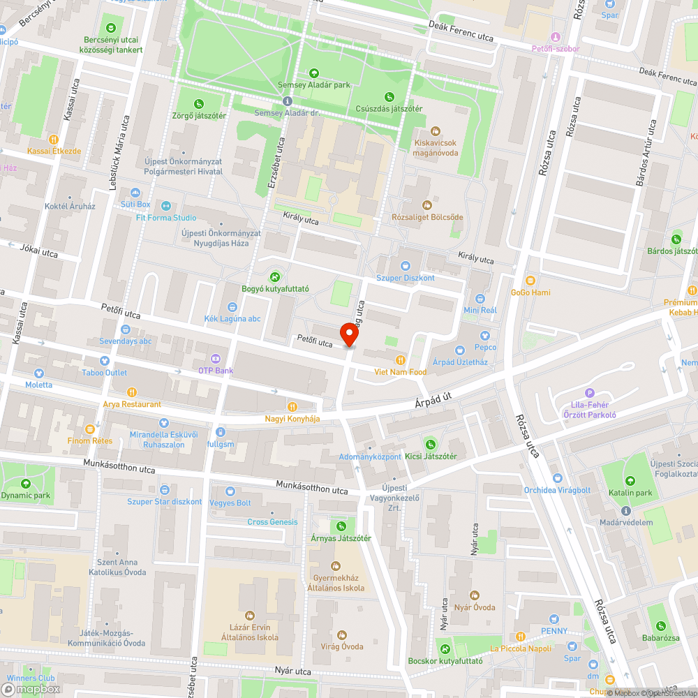 Állandó Helytelen parkolás bejelentés helye