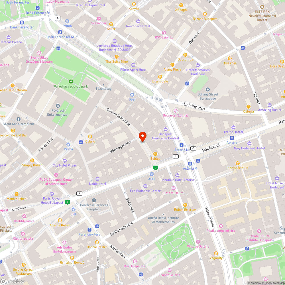 Kiszáradt fa bejelentés helye