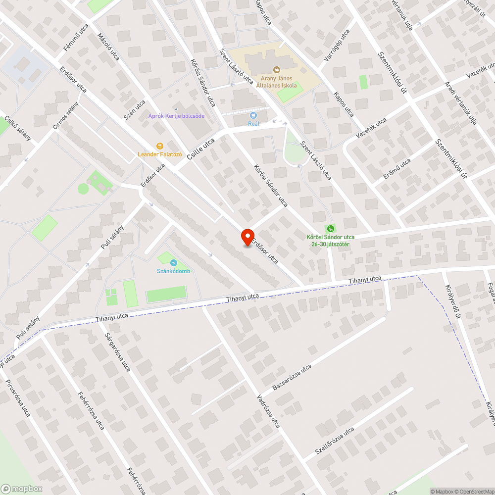 Kiálló csapszekrény bejelentés helye