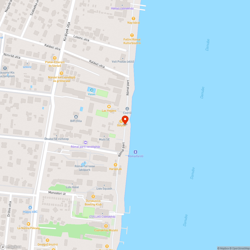 Graffitis a pad bejelentés helye