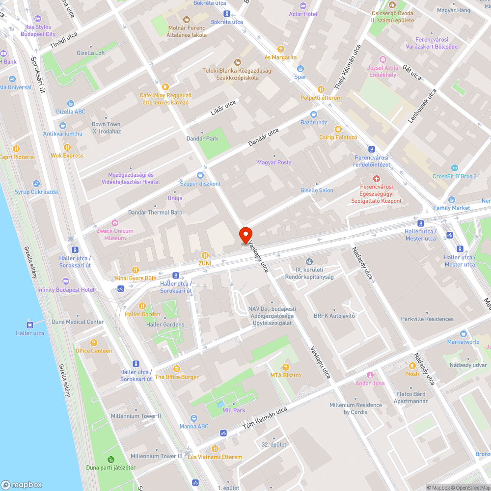 tele a járda autóval bejelentés helye