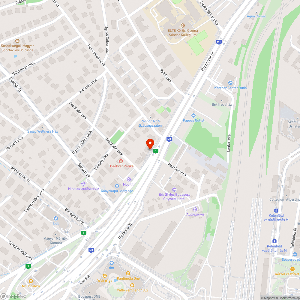 Budaörsi út 107-109. járdasöprés hiánya bejelentés helye