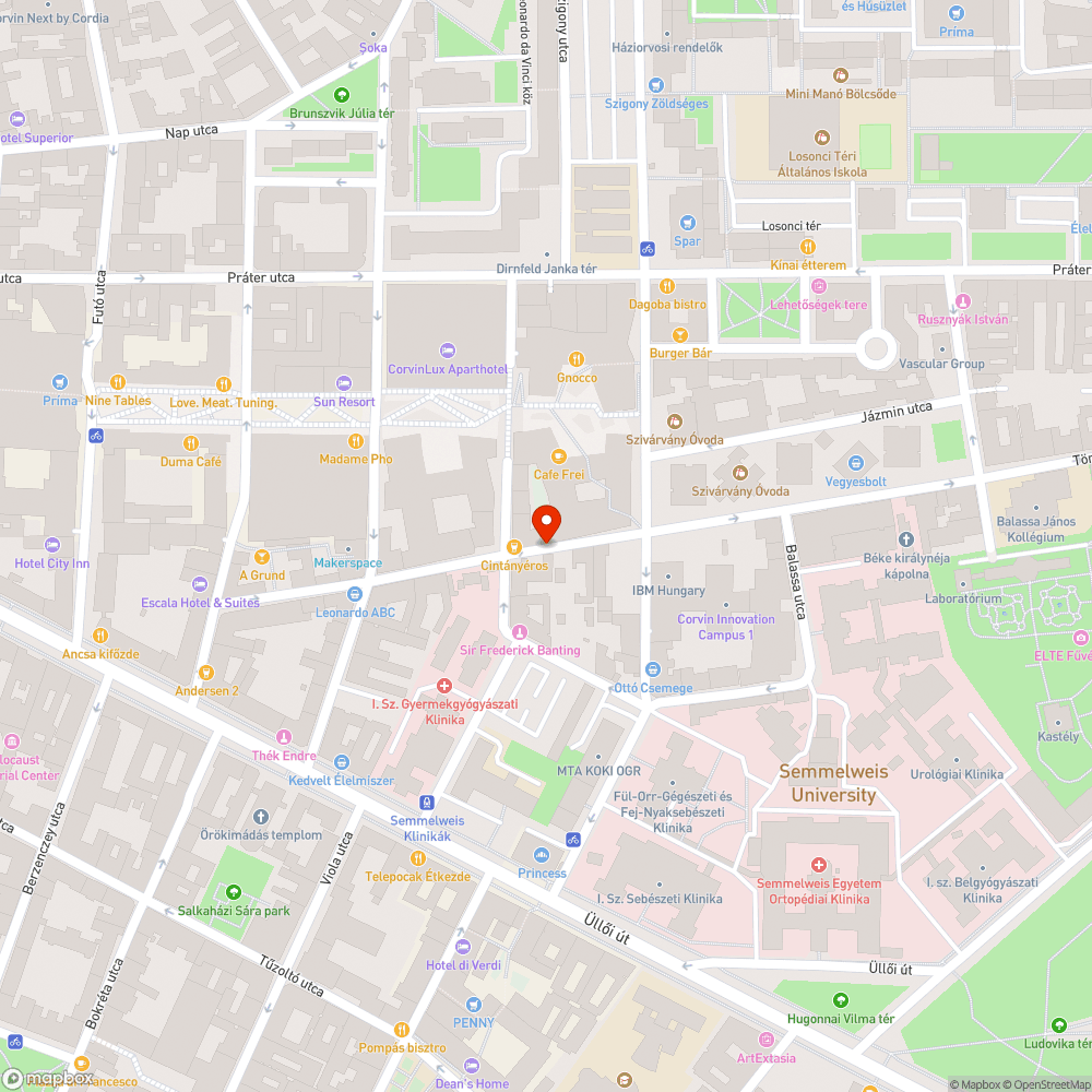 Elhagyott kocsi a Tömő utcában bejelentés helye