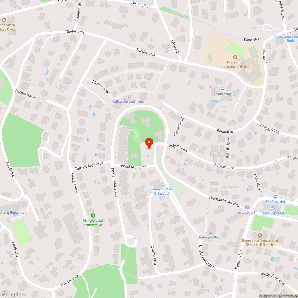 Elhagyott autó bejelentés helye