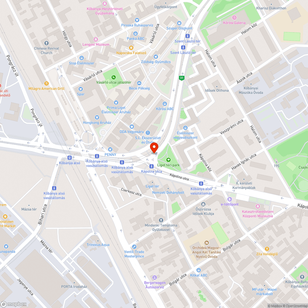 Villány oszlop ajtó bejelentés helye