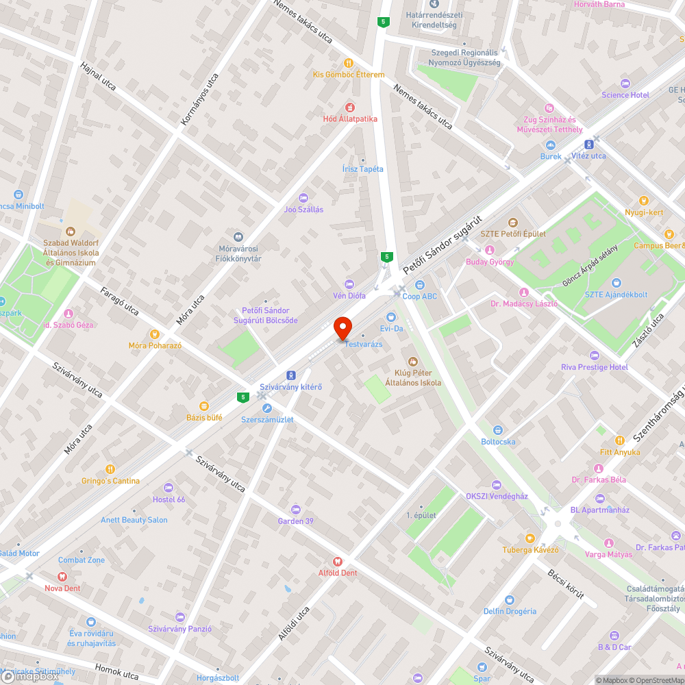 Korhadó tuskó - Petőfi S. sgt. 50. bejelentés helye