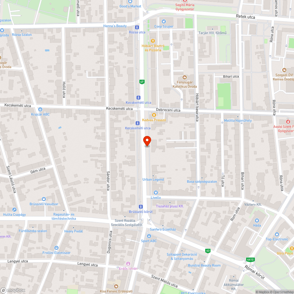 Hiányzik a tábla - József A. sgt. 55. bejelentés helye